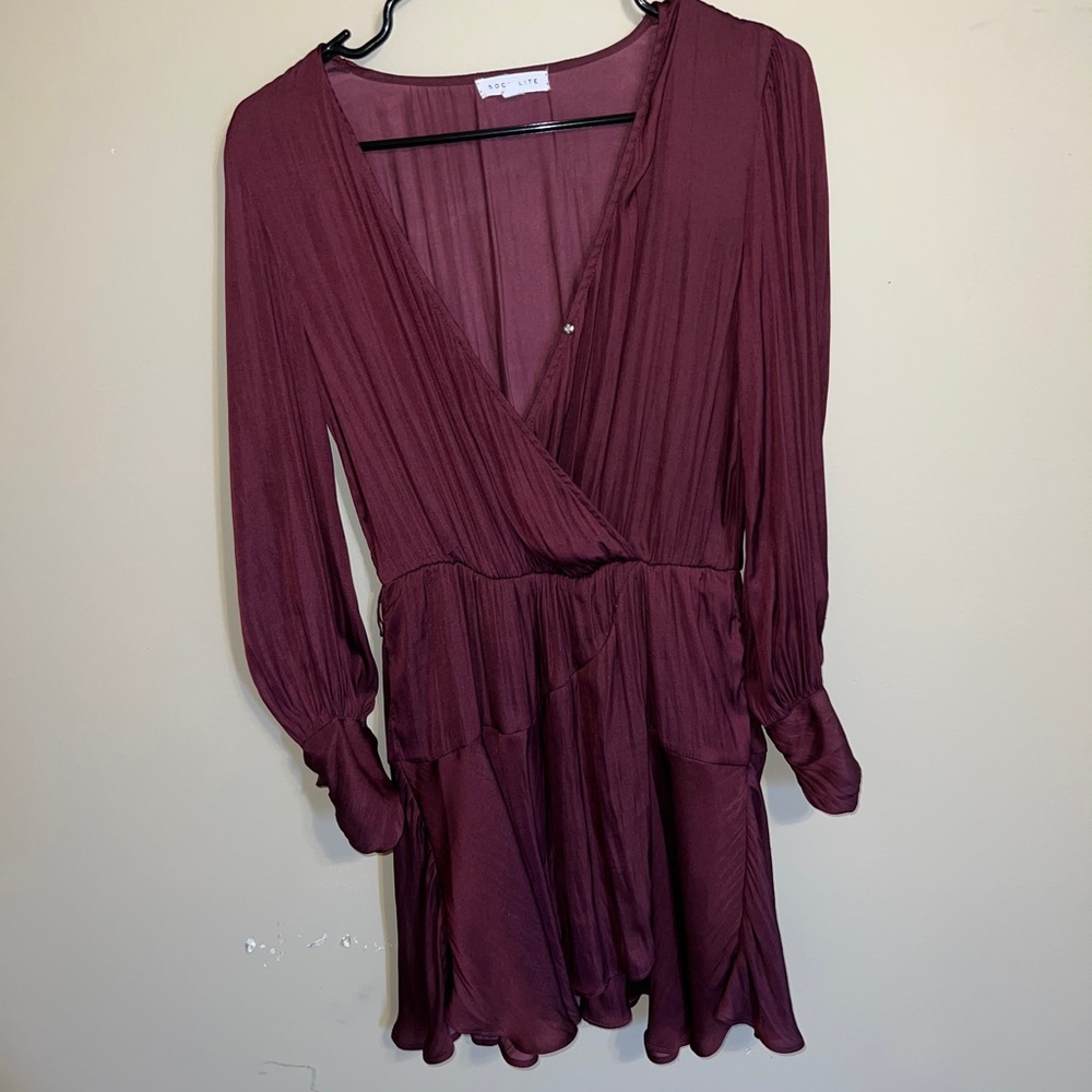 Maroon dress